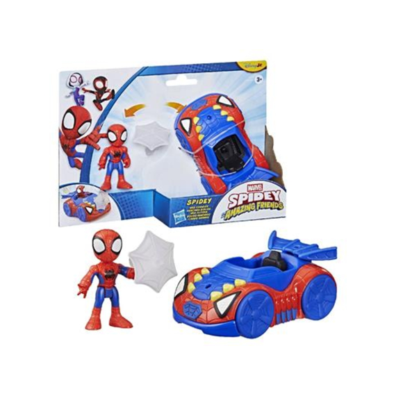 Marvel Spidey And His Amazing Friends Voertuig Met Figuur Assortiment