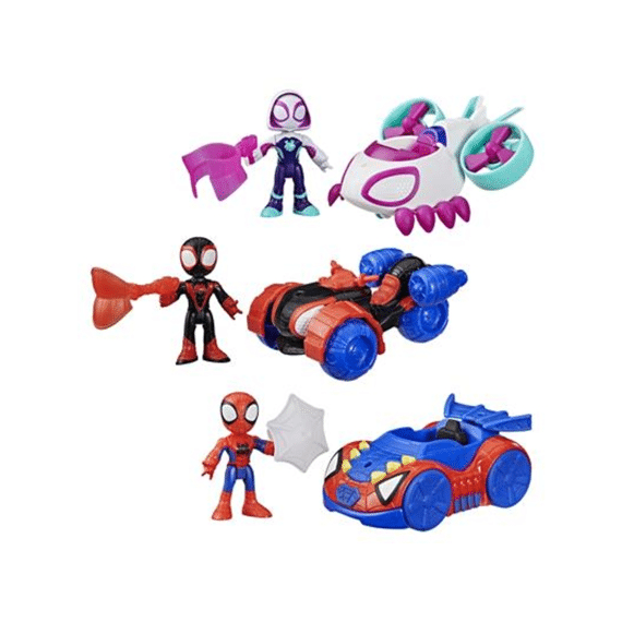 Marvel Spidey And His Amazing Friends Voertuig Met Figuur Assortiment