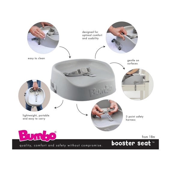 Bumbo Stoelverhoger Taupe