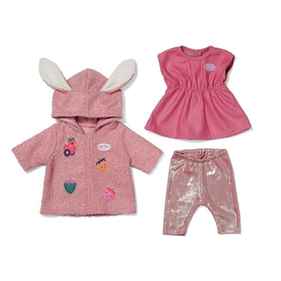 Baby Born Coat Set Met Kleedje 43cm