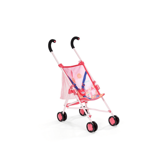 Baby Born Plooibuggy Voor Poppen Met Opbergzakje Roze