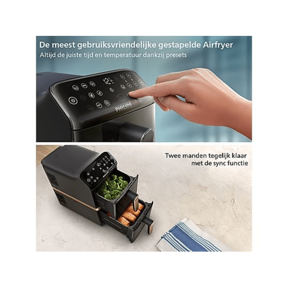 Philips Na462/70 Aifryer 4000 Serie Met 2 Manden