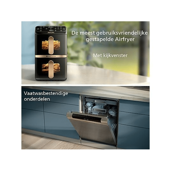 Philips Na462/70 Aifryer 4000 Serie Met 2 Manden