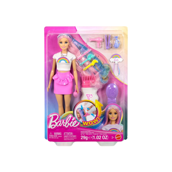 Barbie Rainbow Sparkle Hair Pop