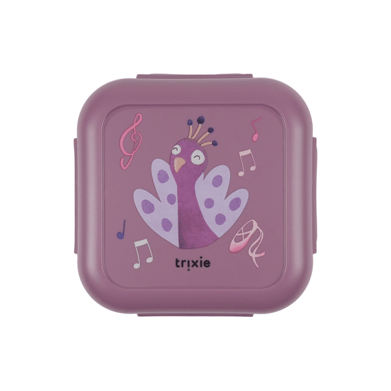 Trixie Snack Box Met Clips Ballerina Mrs. Peacock