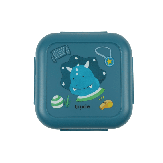 Trixie Snack Box Met Clips Ballplayer Mr. Triceratops