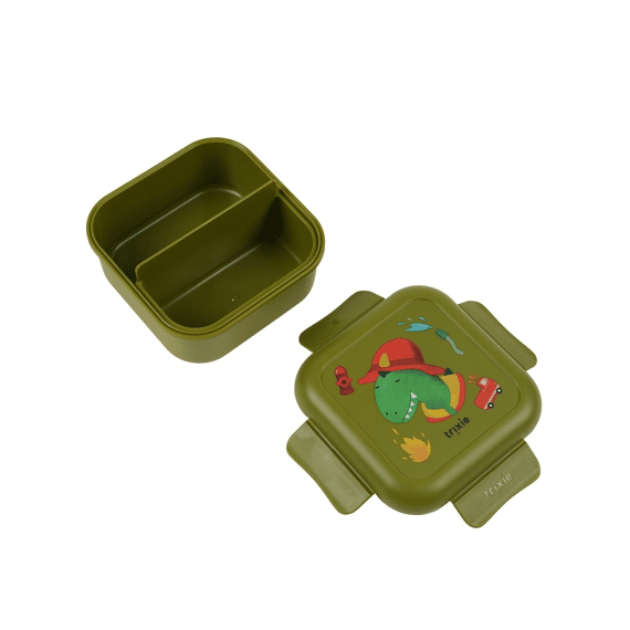Trixie Snack Box Met Clips Fireman Mr. Dino