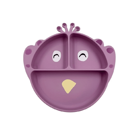 Trixie Tableware Siliconen Bord Met Vakjes En Zuignap  Mrs. Peacock