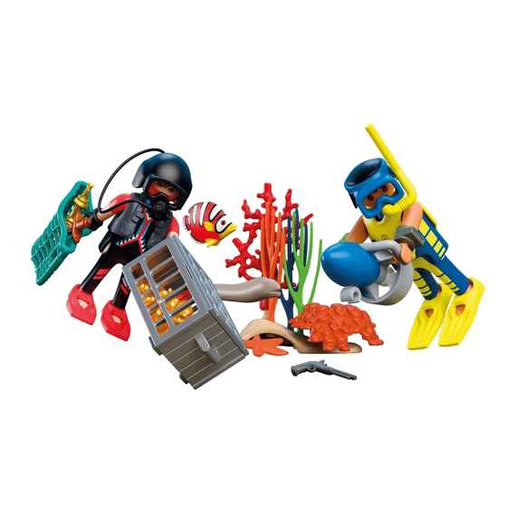 Playmobil 72078 Politieduiker Met Schat