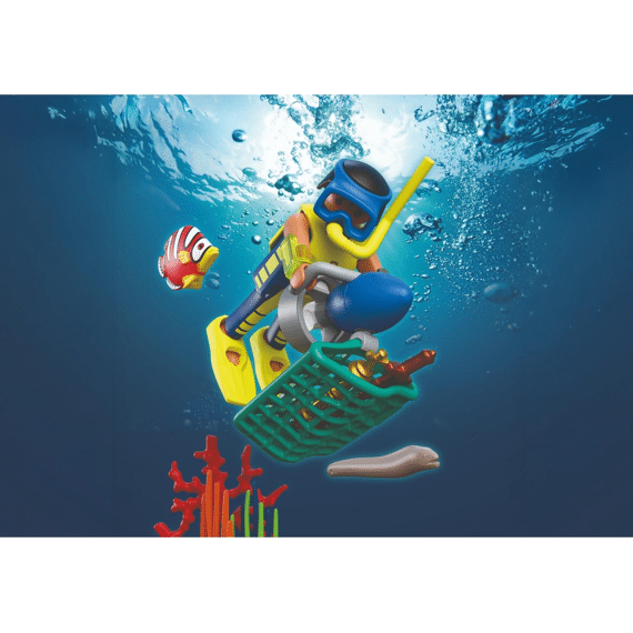 Playmobil 72078 Politieduiker Met Schat