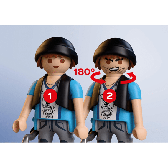 Playmobil 72079 Achtervolging Met Motorfiets