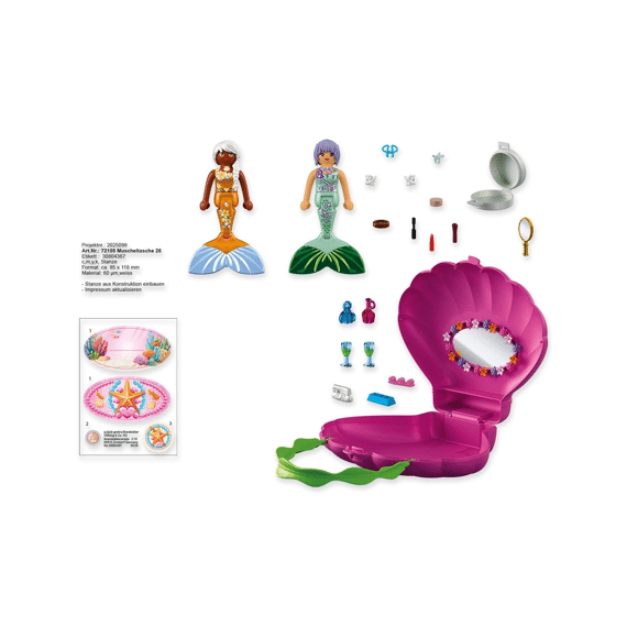 Playmobil 72105 Zeemeermin Schelpentas