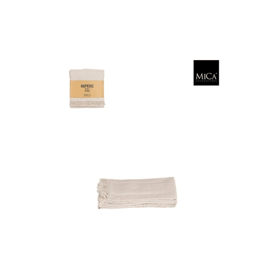 Villia Servet Beige - L40xb40cm 4 Stuks