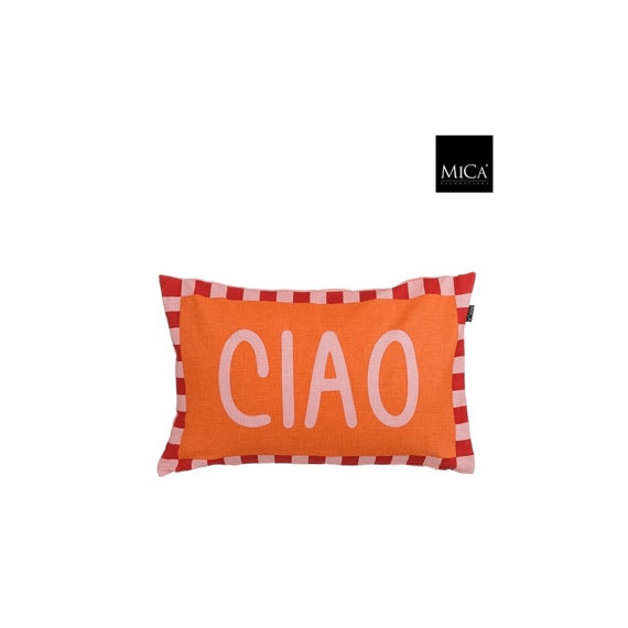 Kussen Oranje Ciao - L55xb35xh10cm