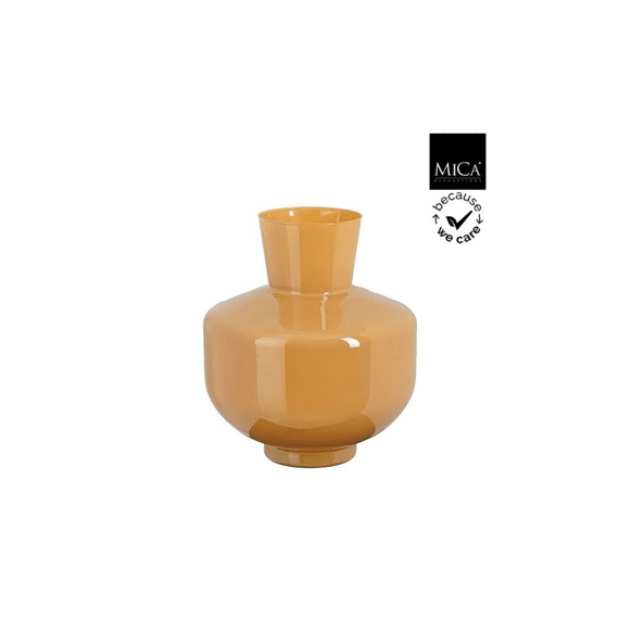 Judy Vaas Glas Bruin - H29,5xd25cm