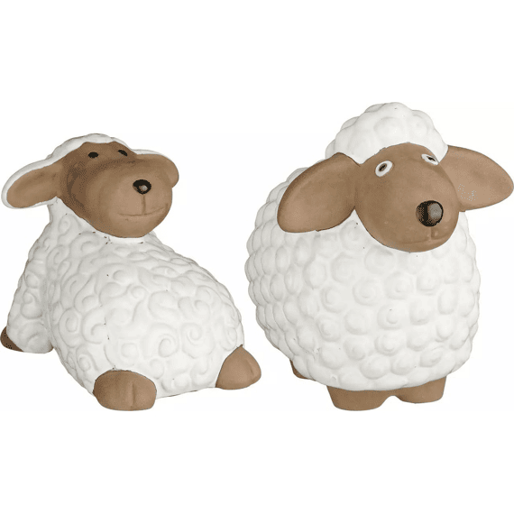 Decoratie Schaap Wit - L25xb17xh22cm 2assortiment