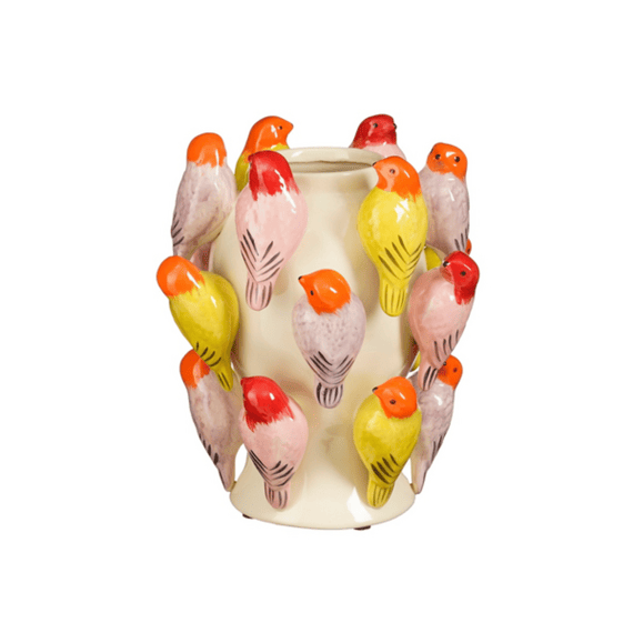 Birdy Vaas Wit - H27xd23cm