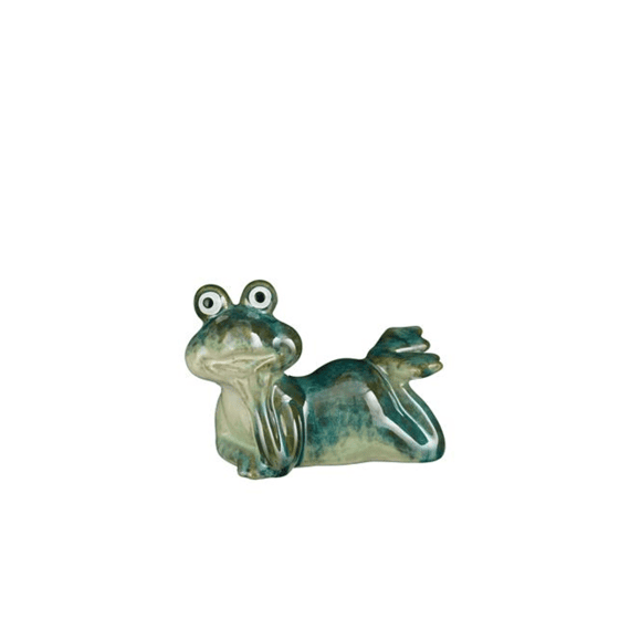 Decoratie Kikker Groen - L15,5xb7xh11cm
