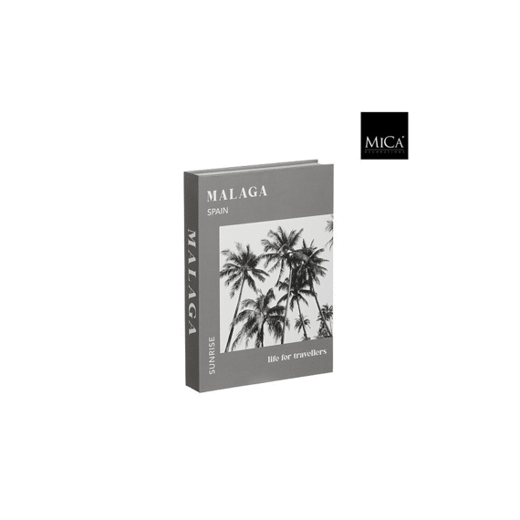 Decoratie Boek Donkergrijs Spain Fsc Recycled - L25xb18xh4cm