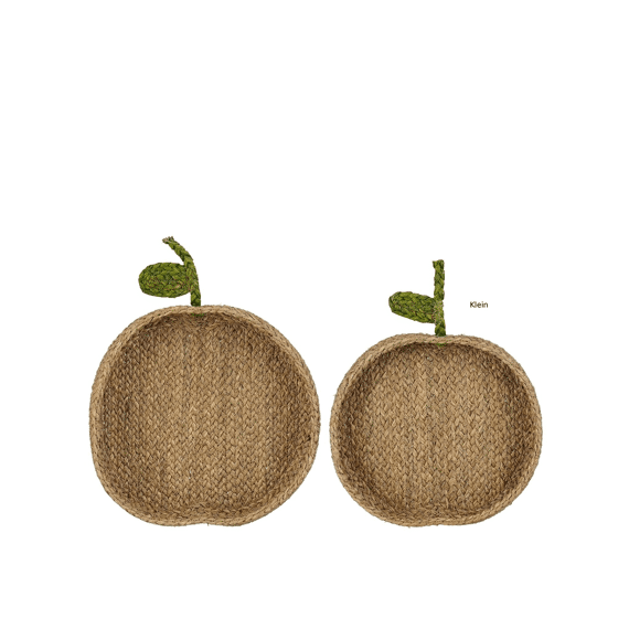 Opbergmand Appel Bruin - L34xb29xh4,5cm