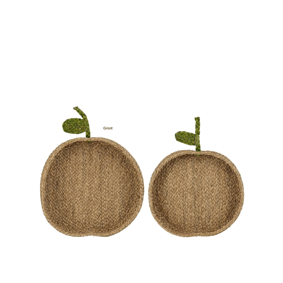 Opbergmand Appel Bruin - L39xb32xh6,5cm