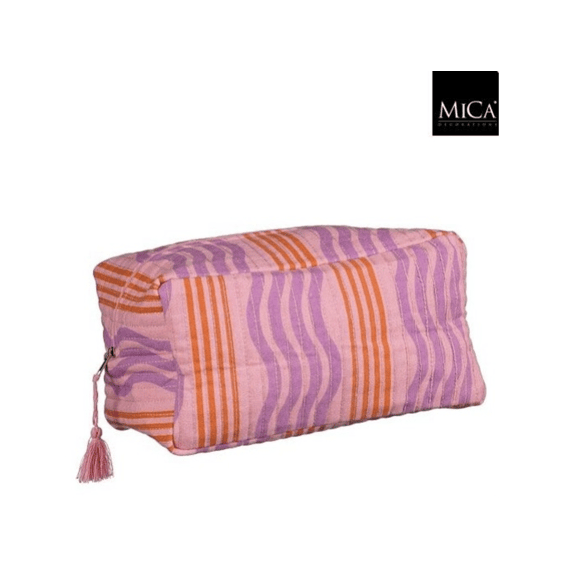 Tas Streep Roze - L25xb13xh13cm