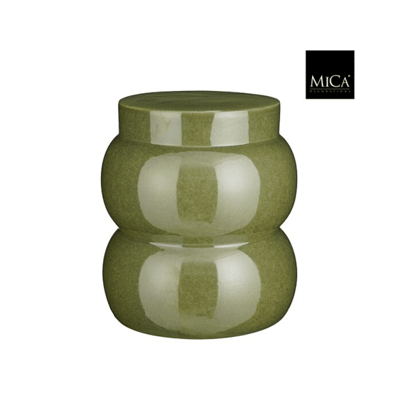 Vendi Bijzettafel Donkergroen - H40xd35cm