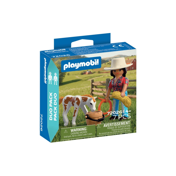 Playmobil 72026 Duopack Ruiter En Paard
