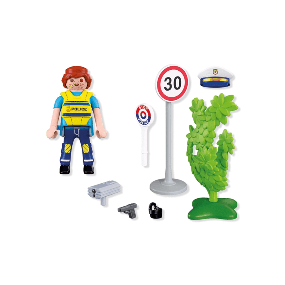 Playmobil 72029 Politieagent Met Snelheidsradar