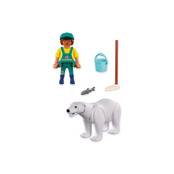 Playmobil 72090 Dierentuin Ijsbeer En Dierenverzorger