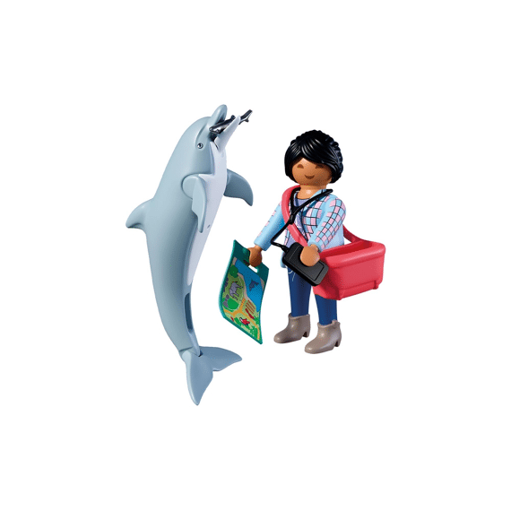 Playmobil 72091 Dierentuin Dolfijn En Bezoeker