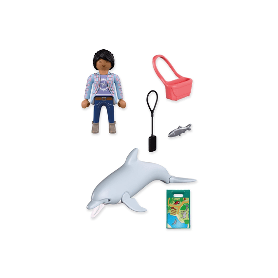 Playmobil 72091 Dierentuin Dolfijn En Bezoeker