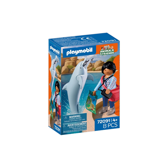 Playmobil 72091 Dierentuin Dolfijn En Bezoeker