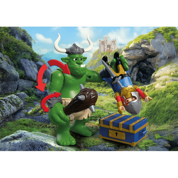 Playmobil 72116 Trol Met Schat Van Leeuwenridder