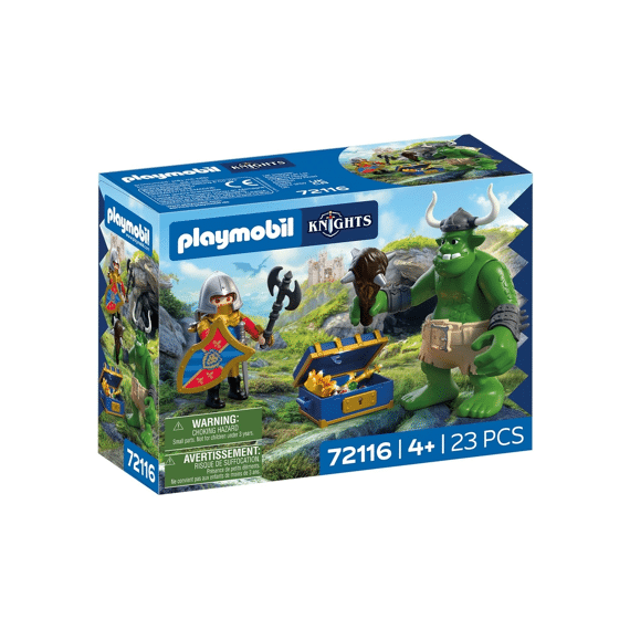 Playmobil 72116 Trol Met Schat Van Leeuwenridder