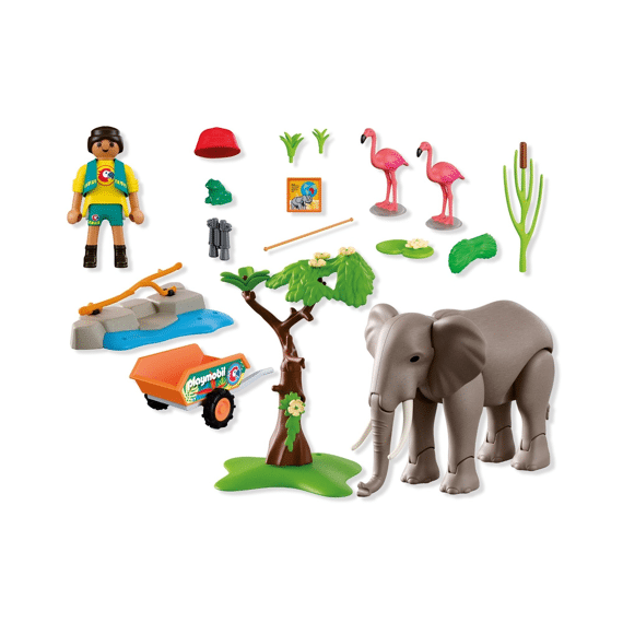 Playmobil 72068 Olifant Met Dierenverzorger