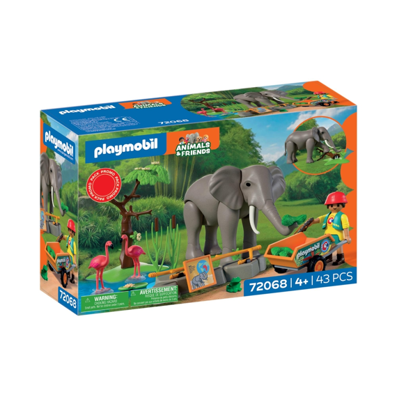 Playmobil 72068 Olifant Met Dierenverzorger