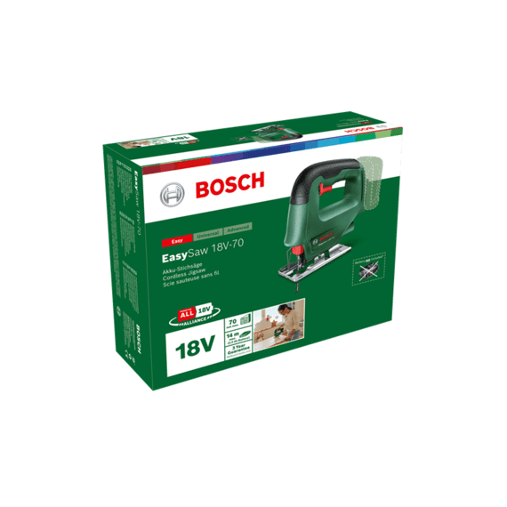 Bosch Decoupeerzaag Easy Saw Accu 18v 70 Exclusief Batterij En Lader