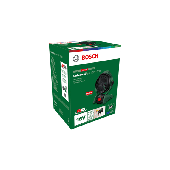 Bosch Ventilator Accu 18v 1000 Exclusief Batterij En Lader