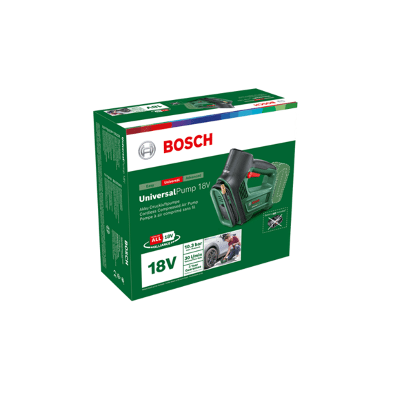Bosch Persluchtpomp Accu 18v Exclusief Batterij En Lader