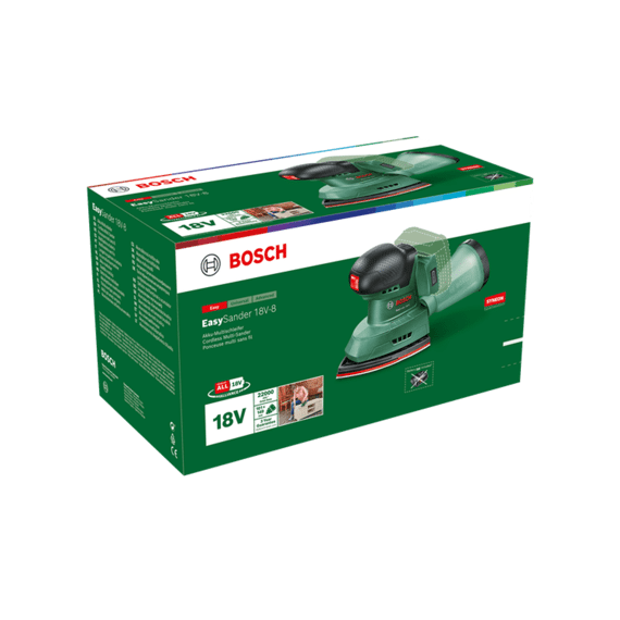 Bosch Excenterschuurmachine Easy Sander Accu 18v Exclusief Batterij En Lader