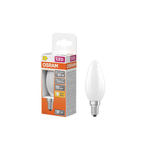 Osram Led Star Classic B 40 Glas Frosted 3.4w/827 E14
