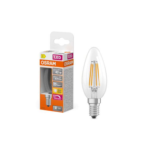Osram Led Superstar Classic B 40 Filament Dimbaar 3.4w/827 E14