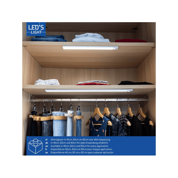 Led's Light Cabinet Licht 3w 200lm 605mm Cct Ip20 Sensor Dimbaar