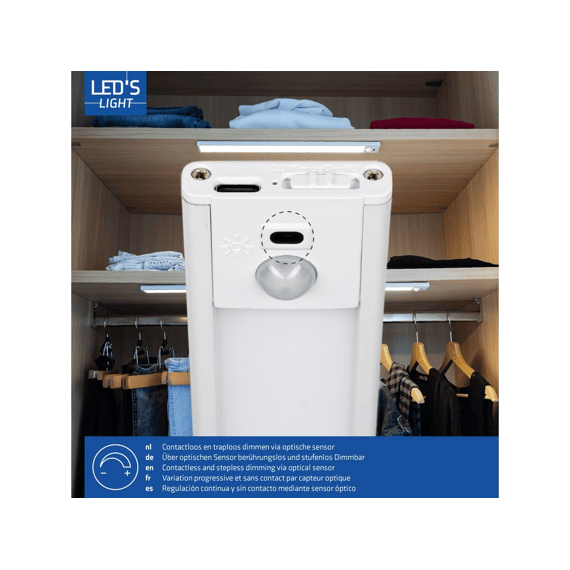 Led's Light Cabinet Licht 3w 200lm 605mm Cct Ip20 Sensor Dimbaar