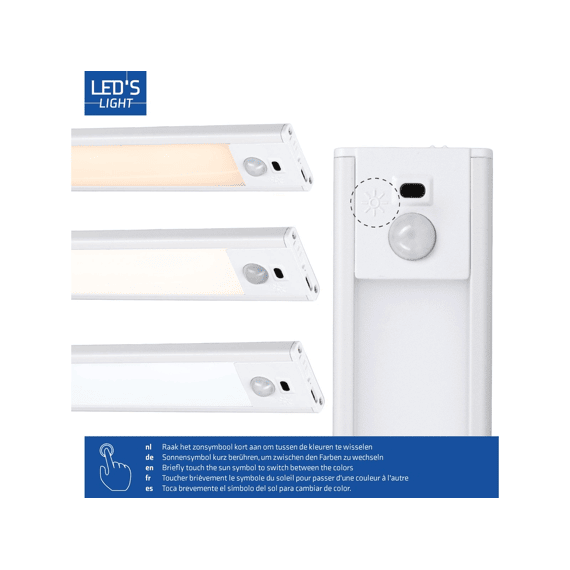 Led's Light Cabinet Licht 4w 300lm 848mm Cct Ip20 Sensor Dimbaar