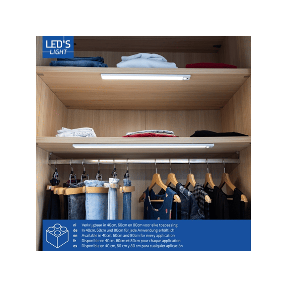Led's Light Cabinet Licht 4w 300lm 848mm Cct Ip20 Sensor Dimbaar