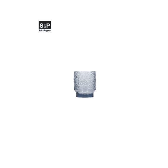 Salt&pepper Flora Glas 30cl 4stuks Blauwgrijs