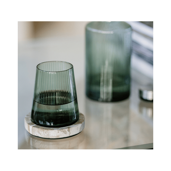 Salt&pepper Ray glas 23cl 4stuks Donkergroen