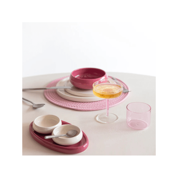 Ona Fizz Glas 29cl 4stuks Roze